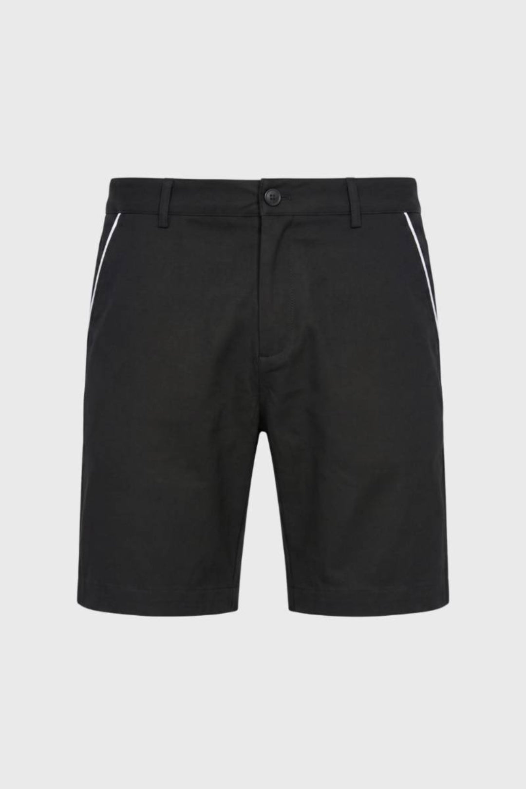 Bermudashorts för herrar - Elegant sport med kontrastfärgad piping | Sommar