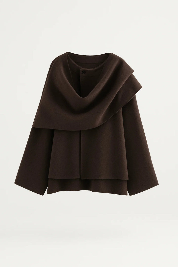 Cape coat Ladies | Lapel style | Elegant | Vinter | Bekväm passform | Idealisk för kalla dagar