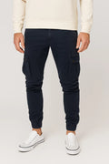 Cargobyxor för män - Slim Fit Sidofickor på anklarna | Casual