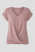 Cleo | Avslappnad T-shirt med sweetheart-urringning