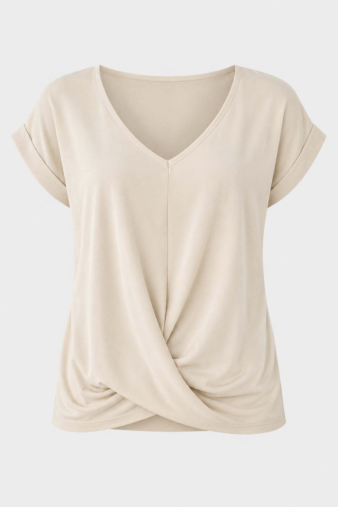 Cleo | Avslappnad T-shirt med sweetheart-urringning