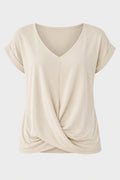 Cleo | Avslappnad T-shirt med sweetheart-urringning