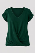 Cleo | Avslappnad T-shirt med sweetheart-urringning