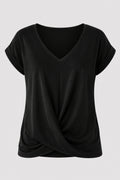 Cleo | Avslappnad T-shirt med sweetheart-urringning