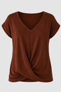 Cleo | Avslappnad T-shirt med sweetheart-urringning