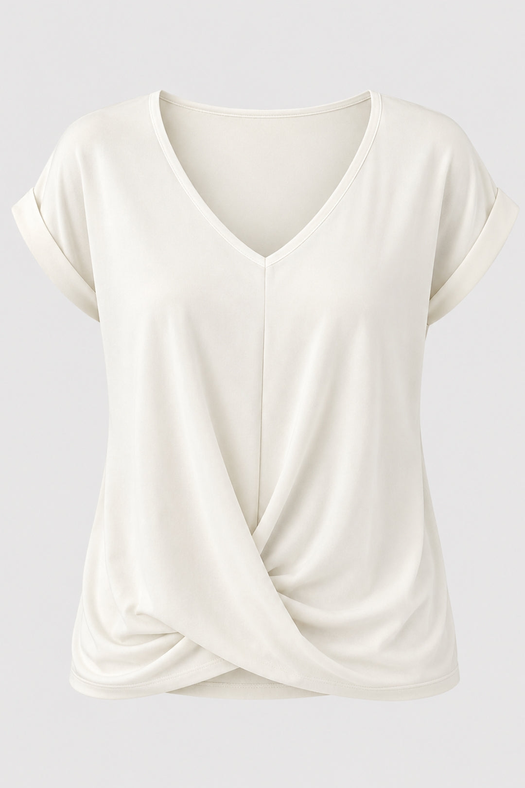 Cleo | Avslappnad T-shirt med sweetheart-urringning