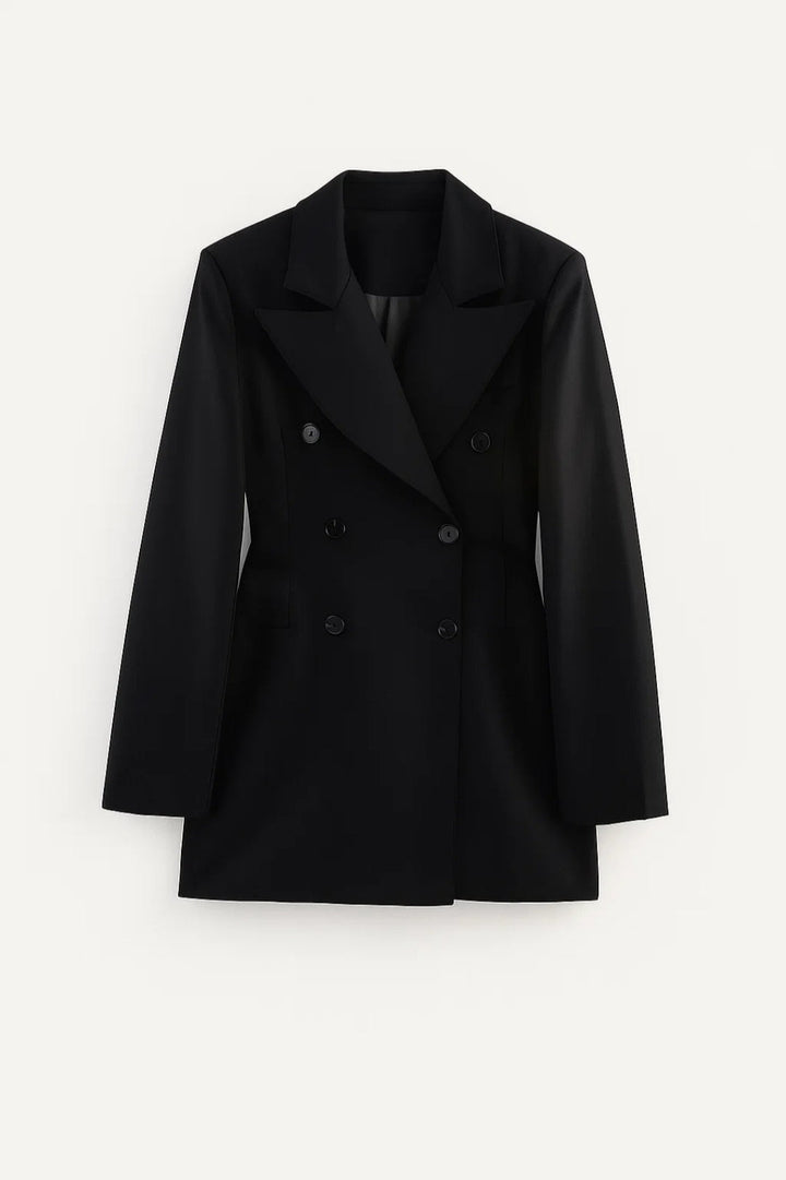 Dam Blazer | Strukturerad Kavaj | Elegant Silhuett för Mellansäsong