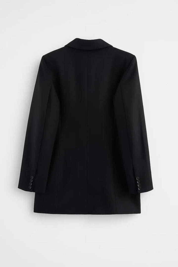 Dam Blazer | Strukturerad Kavaj | Elegant Silhuett för Mellansäsong