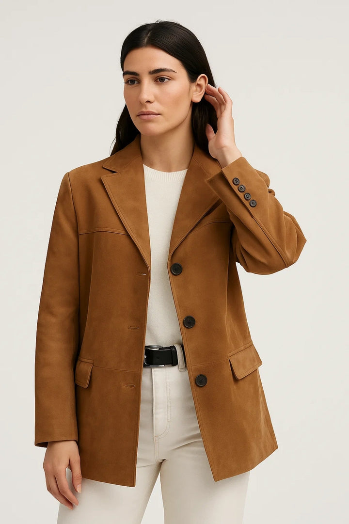 Dam Blazer | Tidlös | Elegant &amp; Premium för Säsongens Mitt
