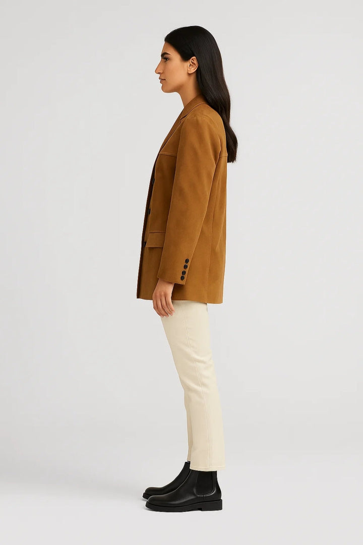 Dam Blazer | Tidlös | Elegant &amp; Premium för Säsongens Mitt