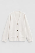 Dam Cardigan | Rak Passform | Minimalistisk Vinterstil