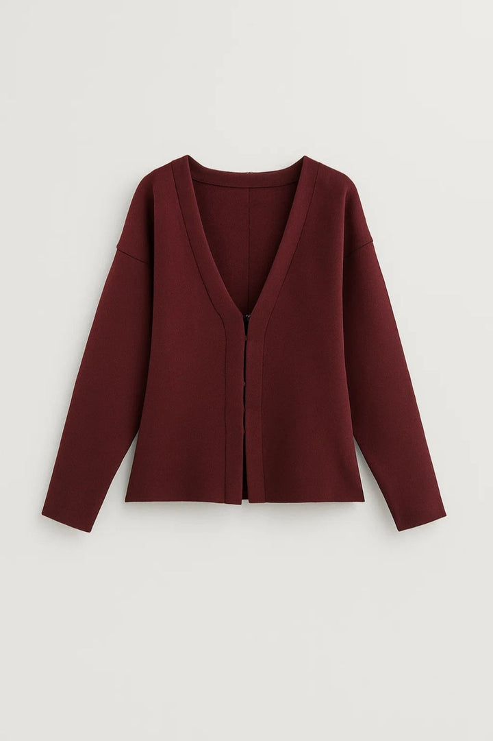 Damensemble | V-ringad loungewear för vinter