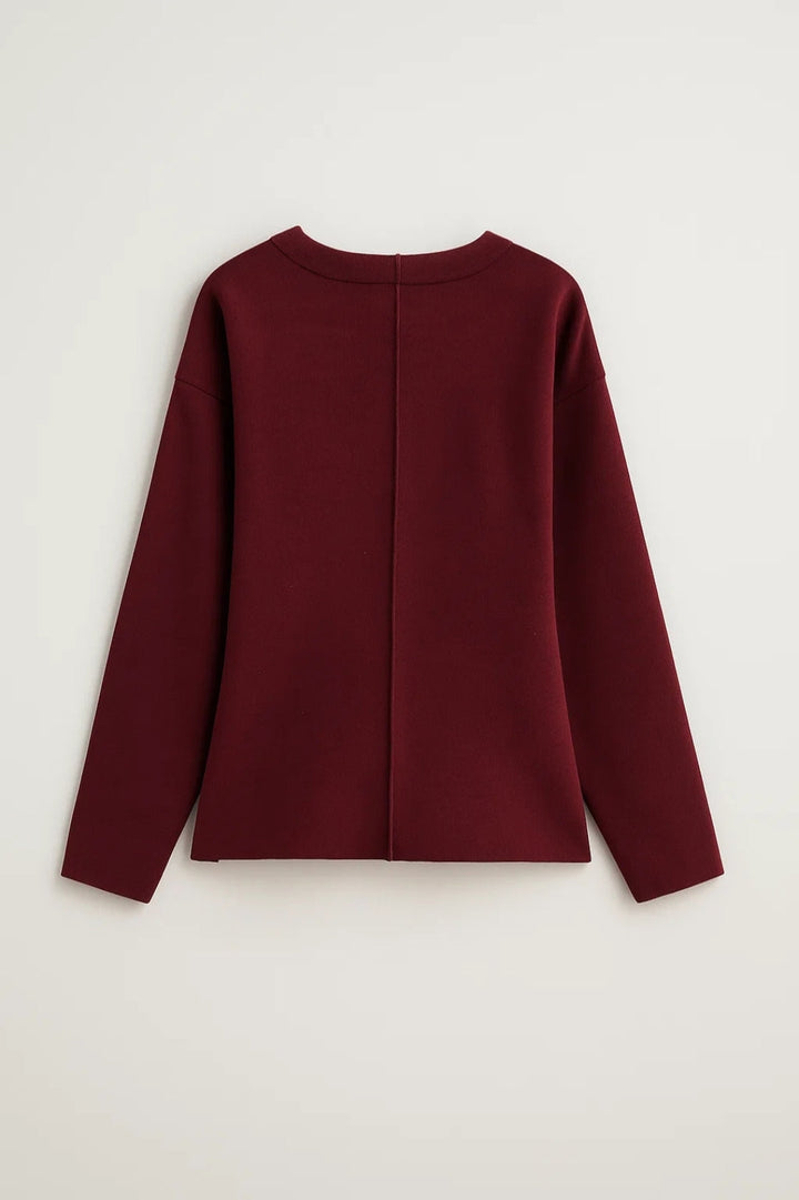 Damensemble | V-ringad loungewear för vinter