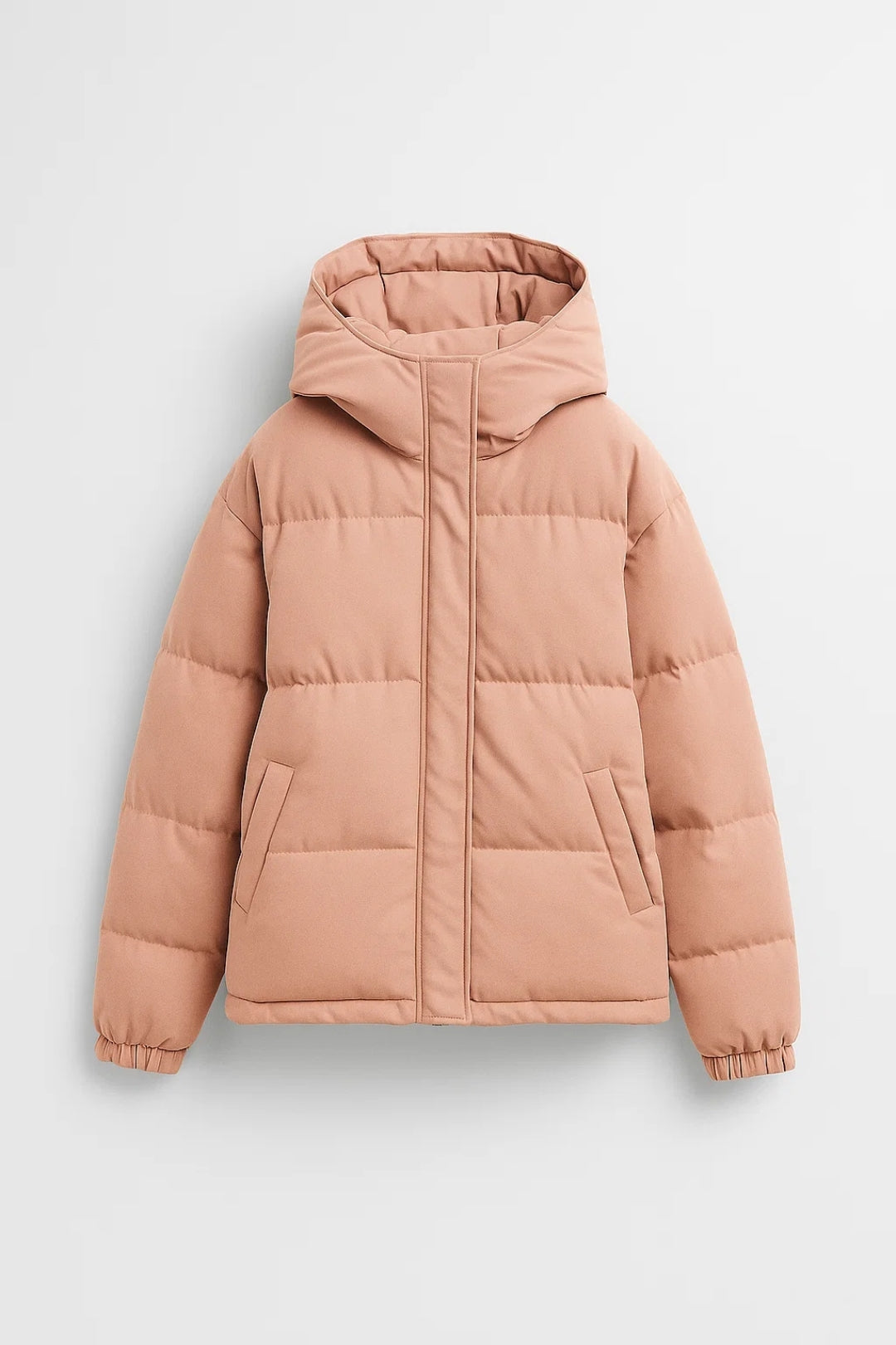 Damjacka | Oversized dunjacka | Med huva | Vinter