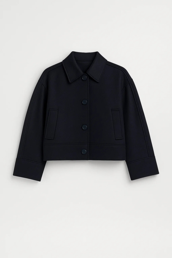 Damjacka | oversize | modern silhuett för mellansäsongen