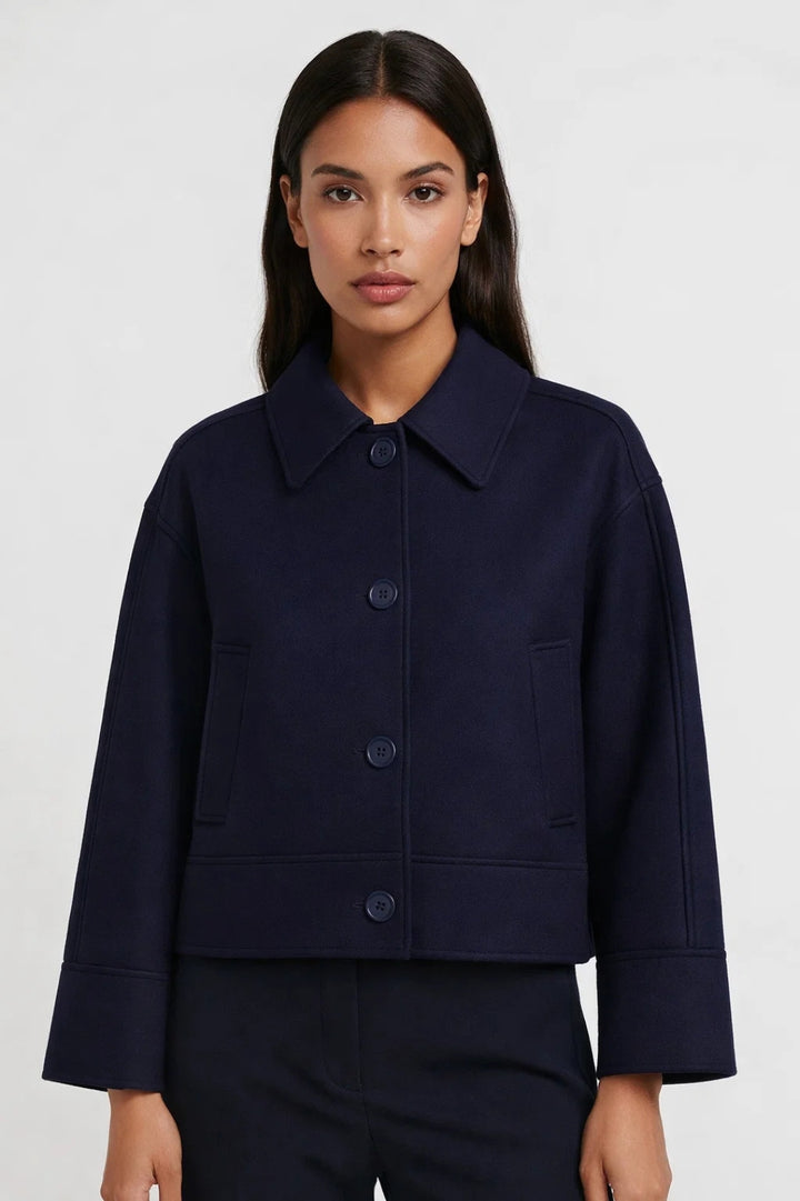 Damjacka | oversize | modern silhuett för mellansäsongen