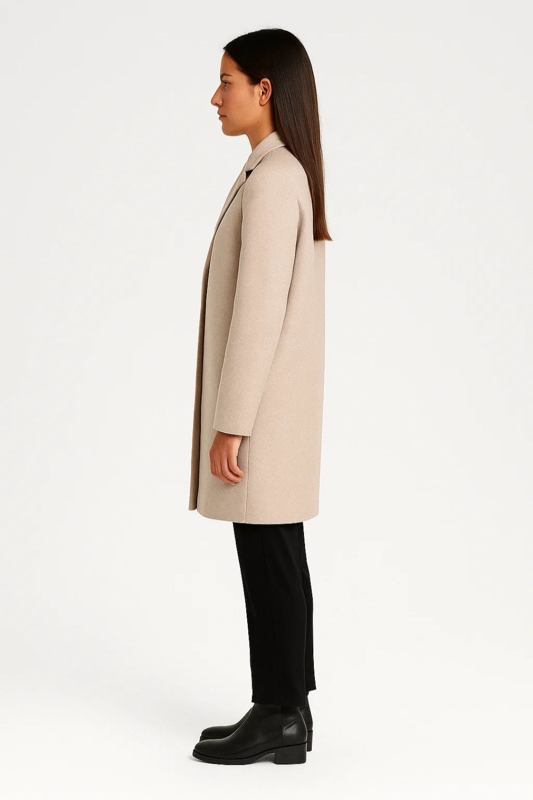 Damkappa | Lång, minimalistisk och elegant | Tidlös och modern för vintern