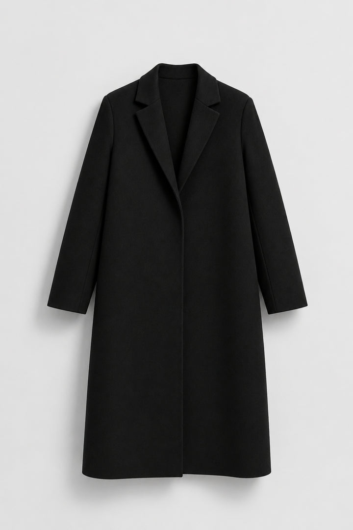 Damkappa | Lång, minimalistisk och elegant | Tidlös och modern för vintern