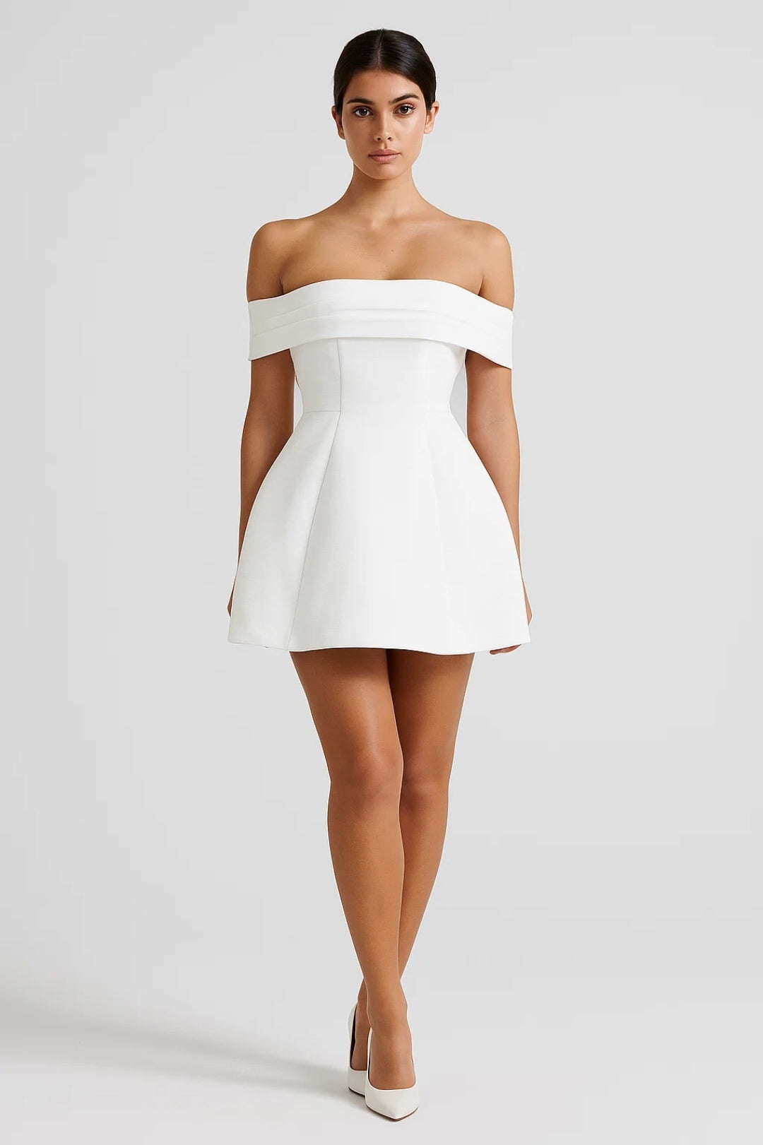 Damklänning | Figursydd Elegant | Off-Shoulder | Sommar