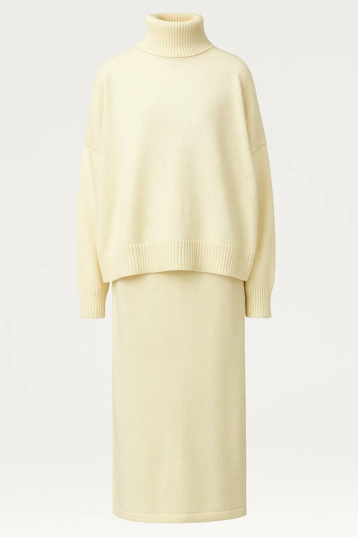 Damkollektion | Oversized polotröja | Flödande silhuett för vintern