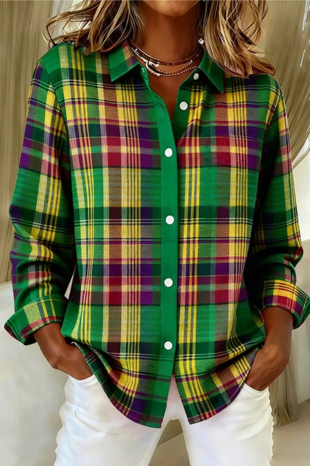 Esmeralda™ | Elegant Klassisk Blus