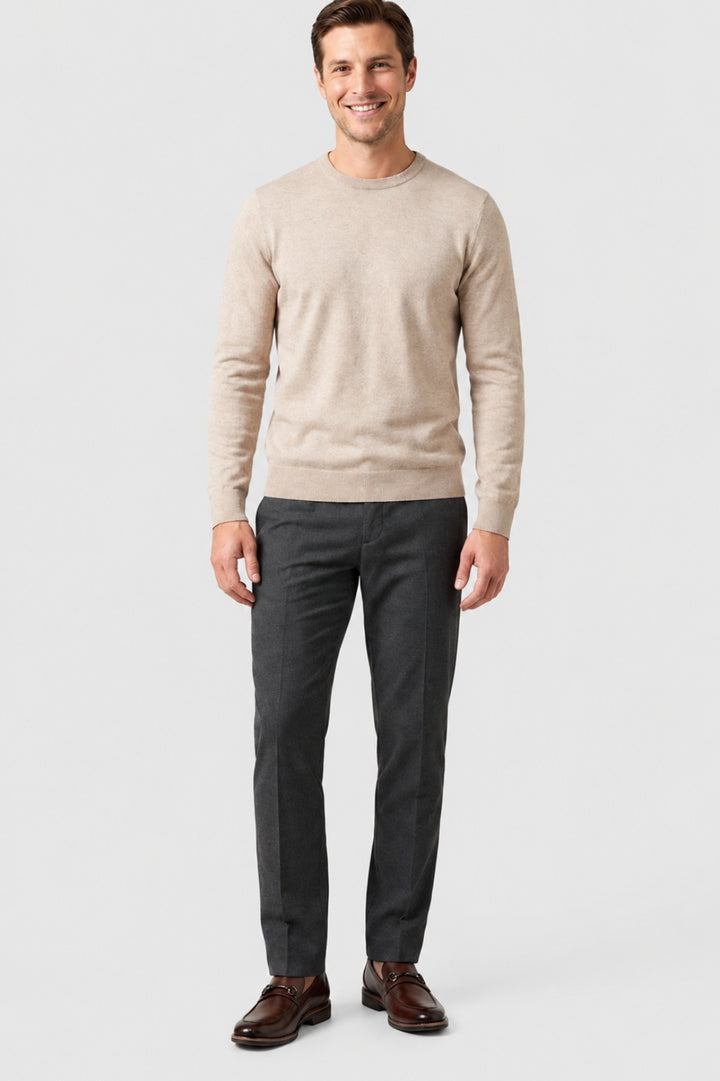 Herrens polerade business-loafers