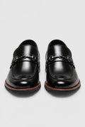 Herrens polerade business-loafers