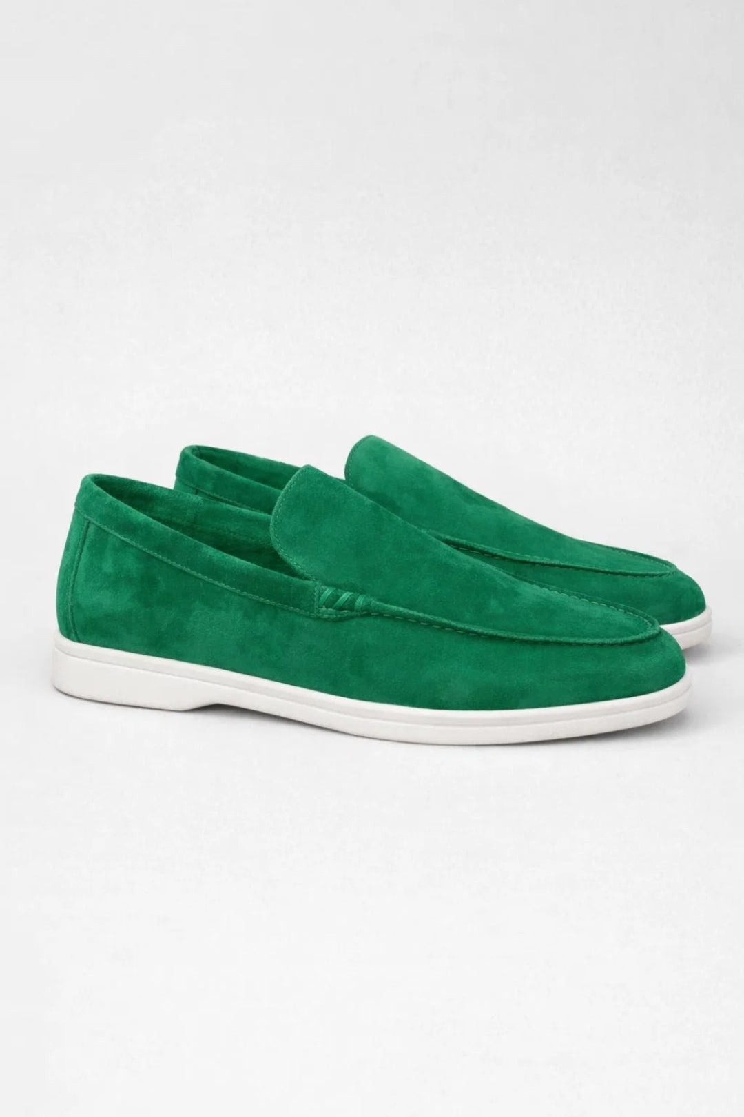 Herrmockasiner - Slip-On Vit sula Foder | Komfort
