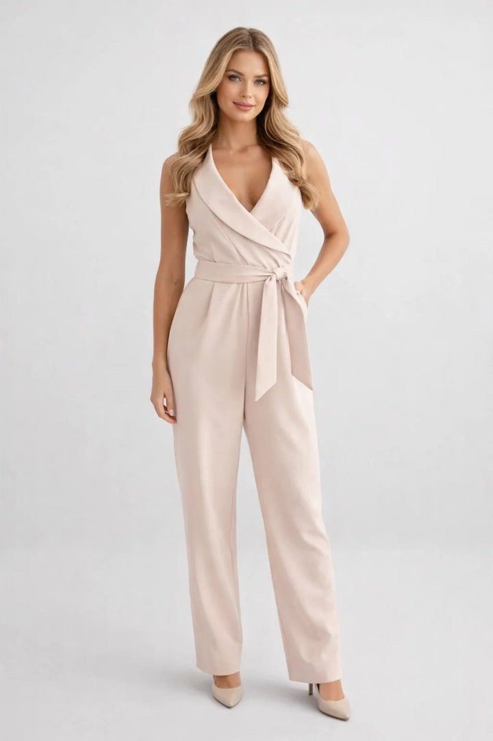 Jumpsuit för kvinnor | Elegant &amp; flödande | Bältad midja för sommaren