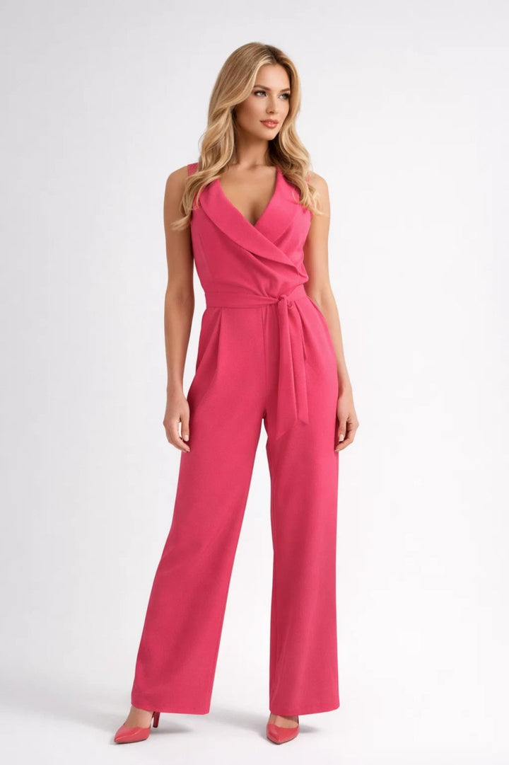 Jumpsuit för kvinnor | Elegant &amp; flödande | Bältad midja för sommaren