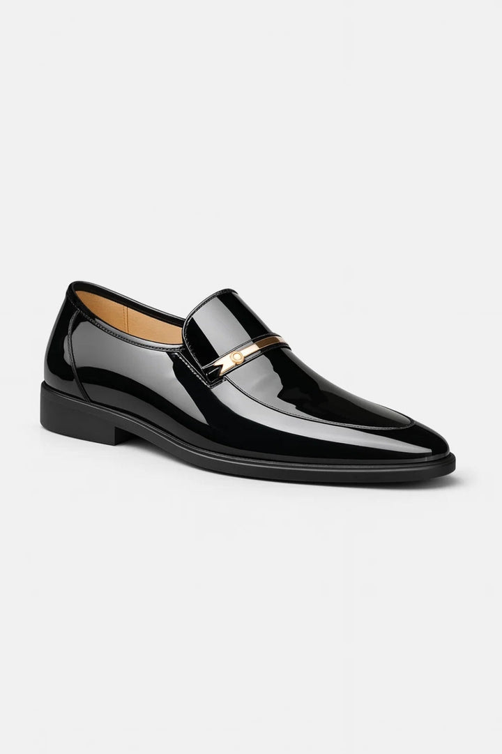 Loafers för män - Spetsig tå Metalldetaljer Snören Gratis | Chic