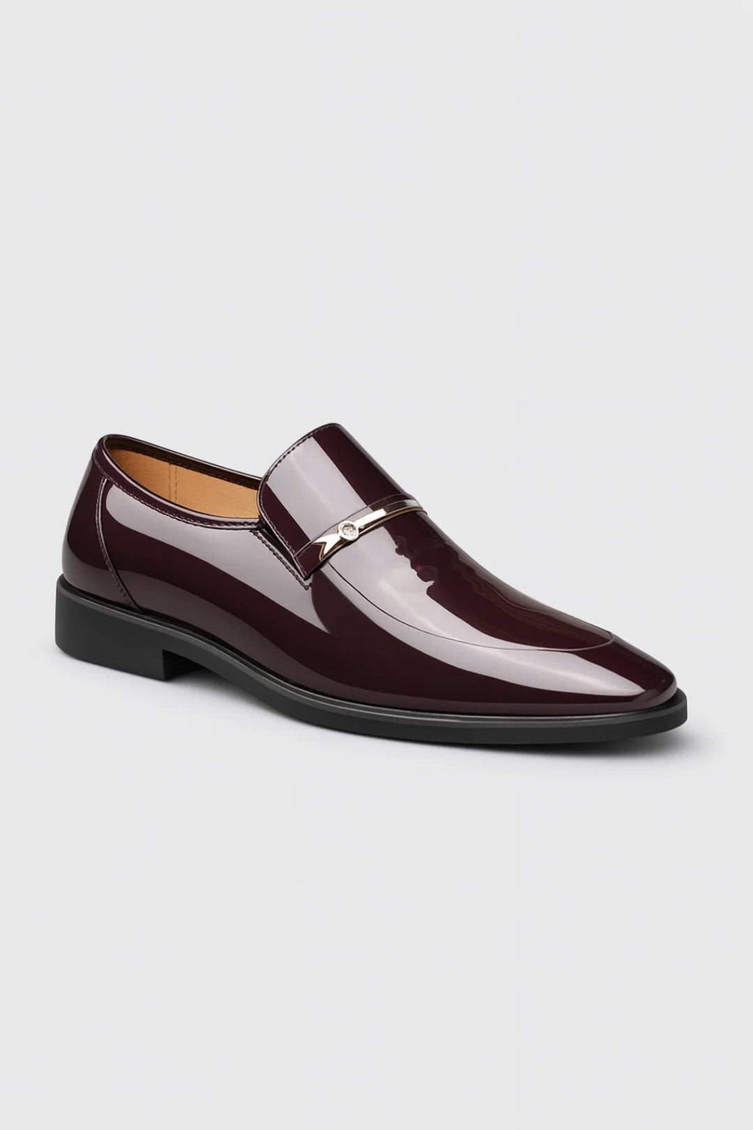 Loafers för män - Spetsig tå Metalldetaljer Snören Gratis | Chic