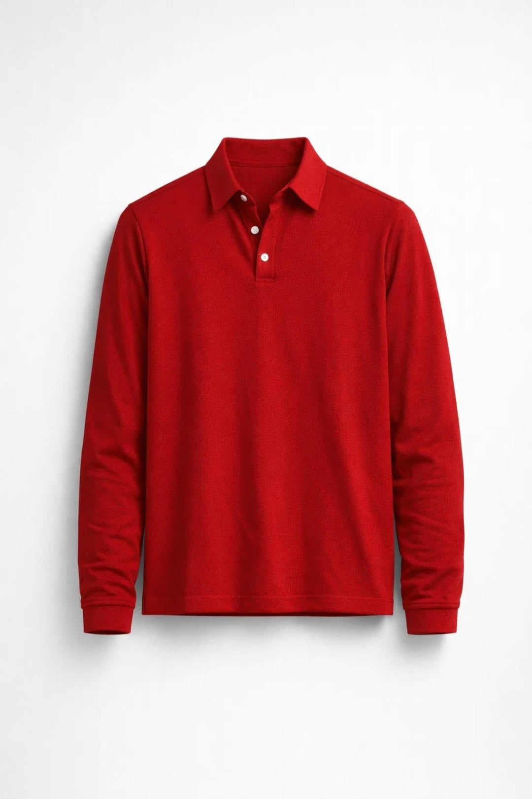 Polo Herrar - Långärmad Klassisk Krage Knappar | Chic Casual