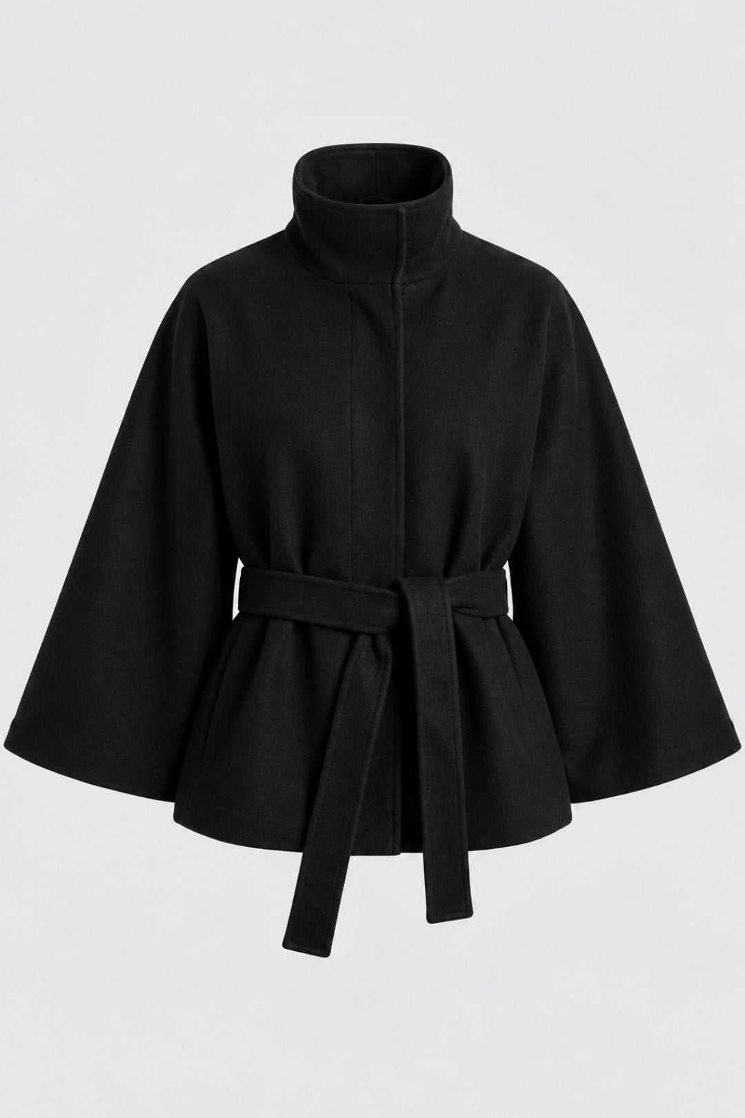 Skräddarsydd Cape-Parka med Bindebälte
