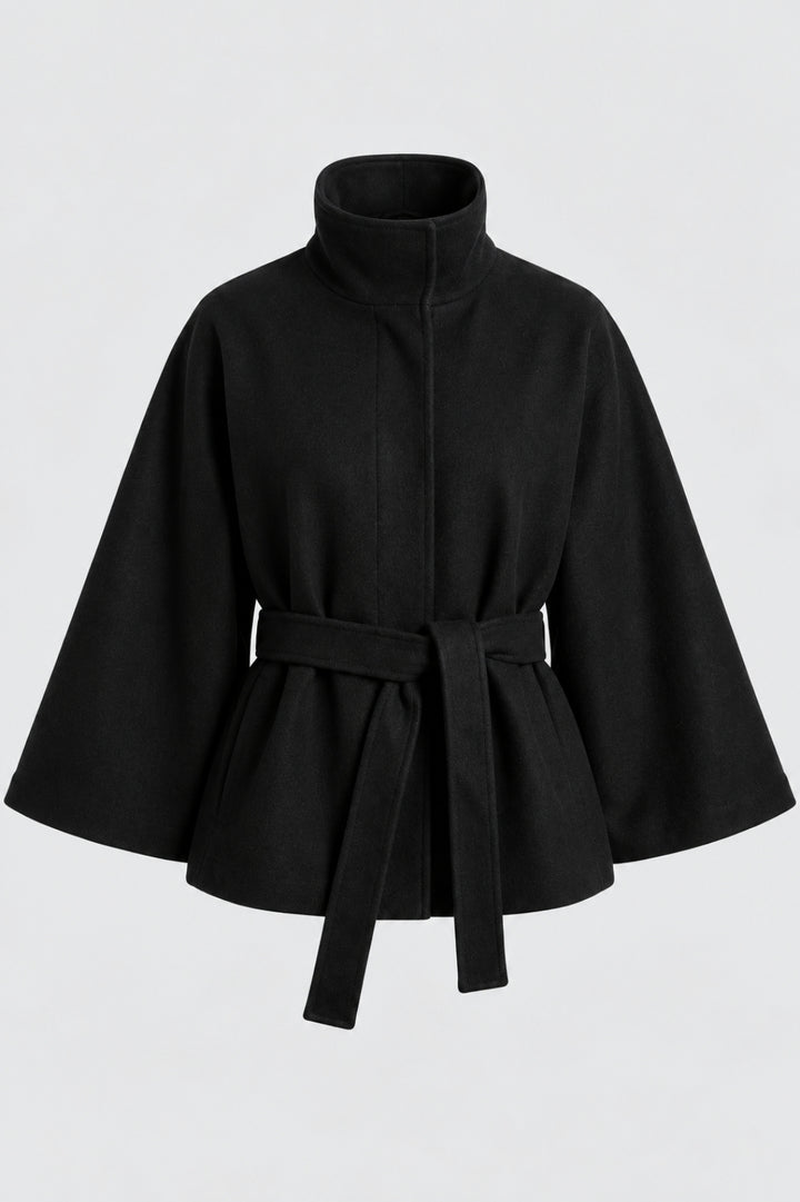 Skräddarsydd Cape-Parka med Bindebälte