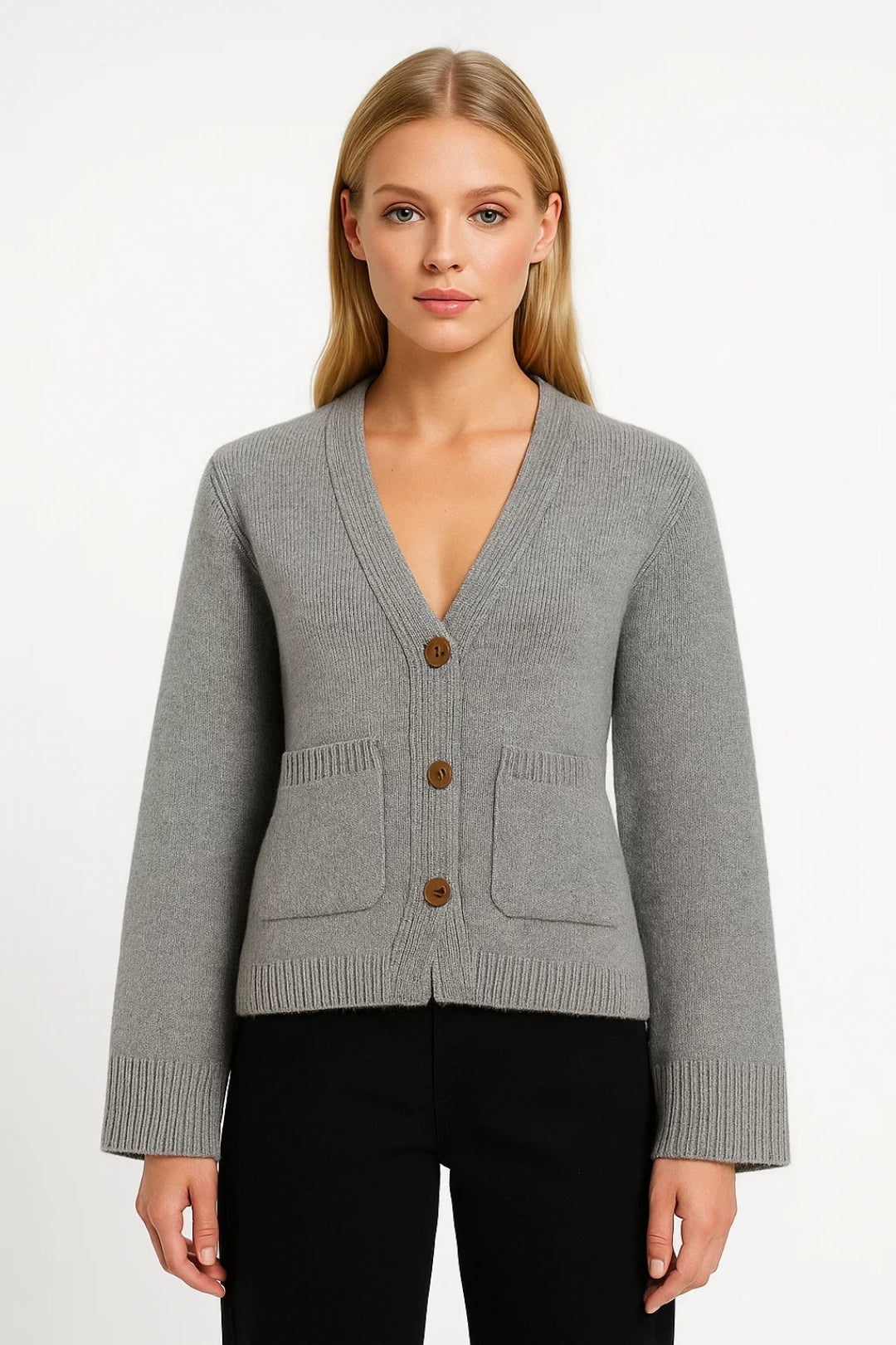 Textured Winter Cardigan for Women | Structured Silhouette