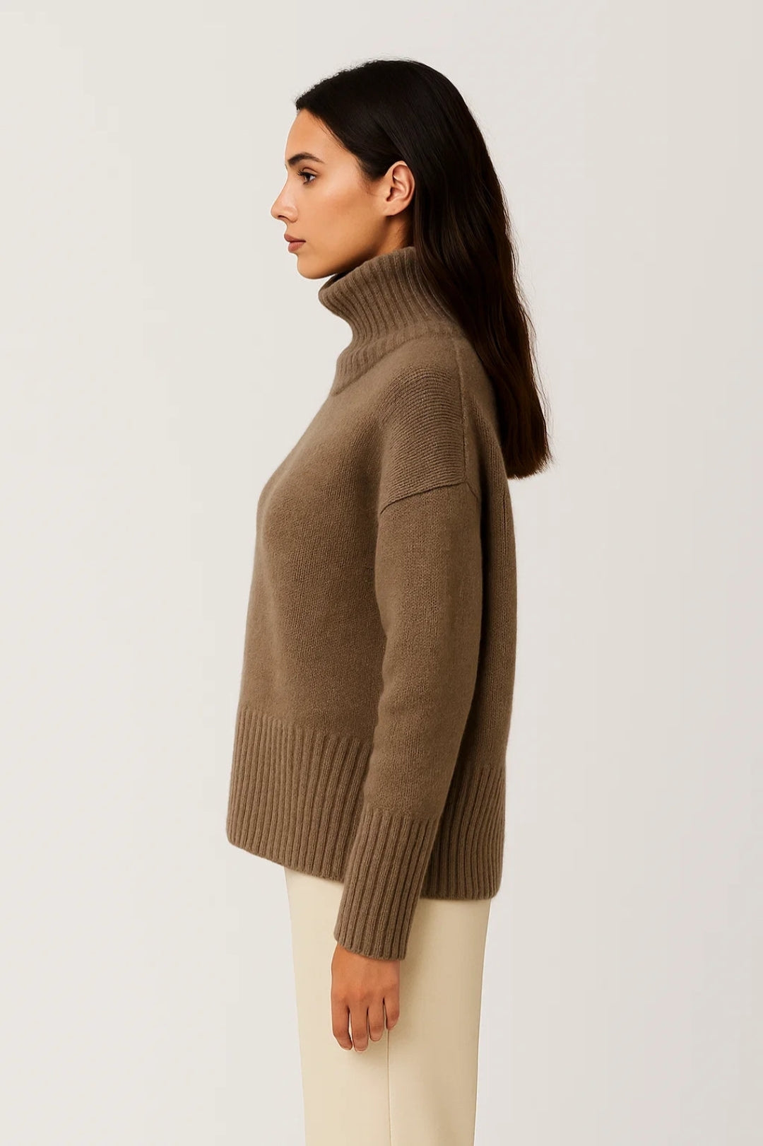 Turtleneck-tröja för kvinnor | Elegant vintertröja | Mjuk och bekväm