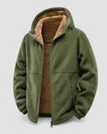 Fodrad fleecejacka dam med huva | Teddyfoder | Oversize