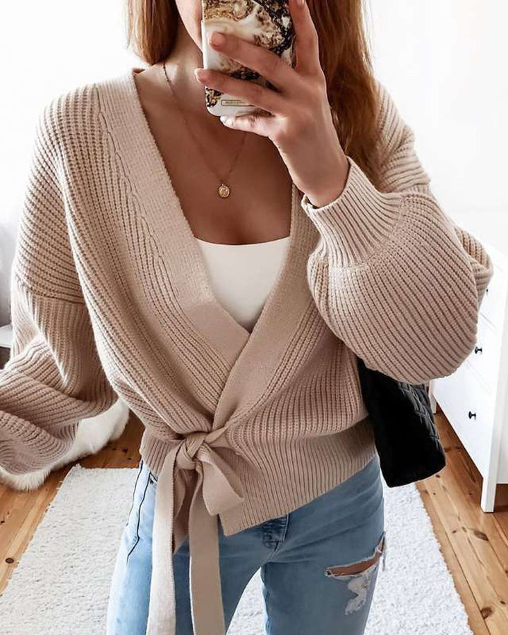 Omlottkofta dam i beige, produktbild